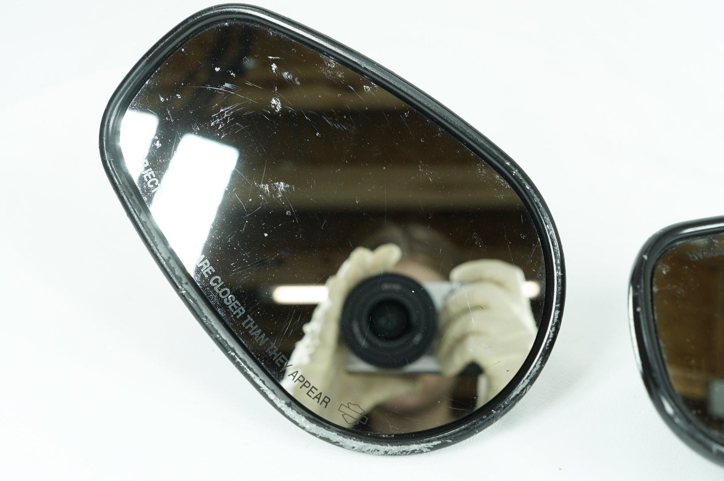 2007 - 2017 Harley-Davidson Dyna Street Bob Left Right Rear View Mirror  	91909-03B