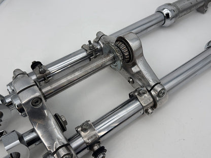 1999 - 2006 Harley-Davidson Dyna Low Rider Front Triple Tree Set & LH RH Fork Legs Sliders Left right front fork legs sliders