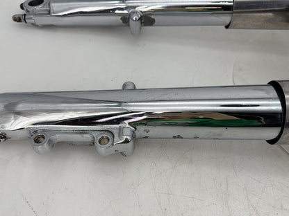 2008 Harley Touring FLHTCU Electra Glide Ultra OEM Front Triple Tree Set & LH RH Fork Legs Sliders