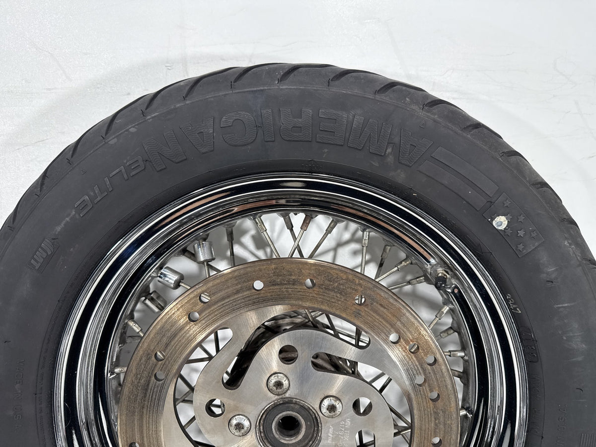 2001 Harley Heritage Softail Classic OEM Rear Wheel Rim Tire Spoked MT90B16 16"