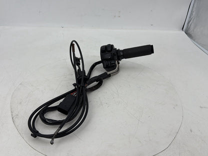 2007 - 2012 Harley-Davidson Touring Electra Glide Ultra Right Engine Start Kill Switches Controls w/ Hand Grip, Idle Throttle Cable Lines
