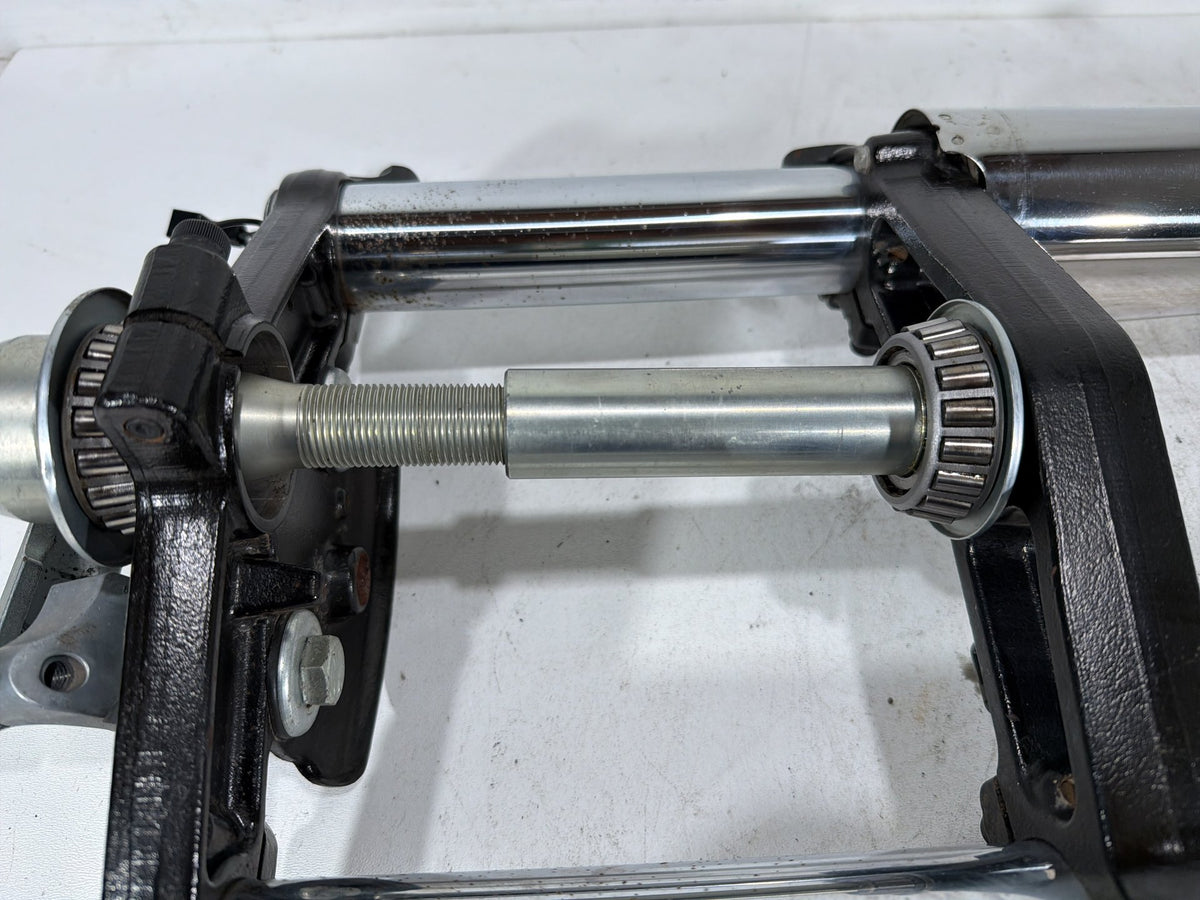 15 Harley Electra Glide Touring Front Triple Tree Set & LH RH Fork Legs Sliders