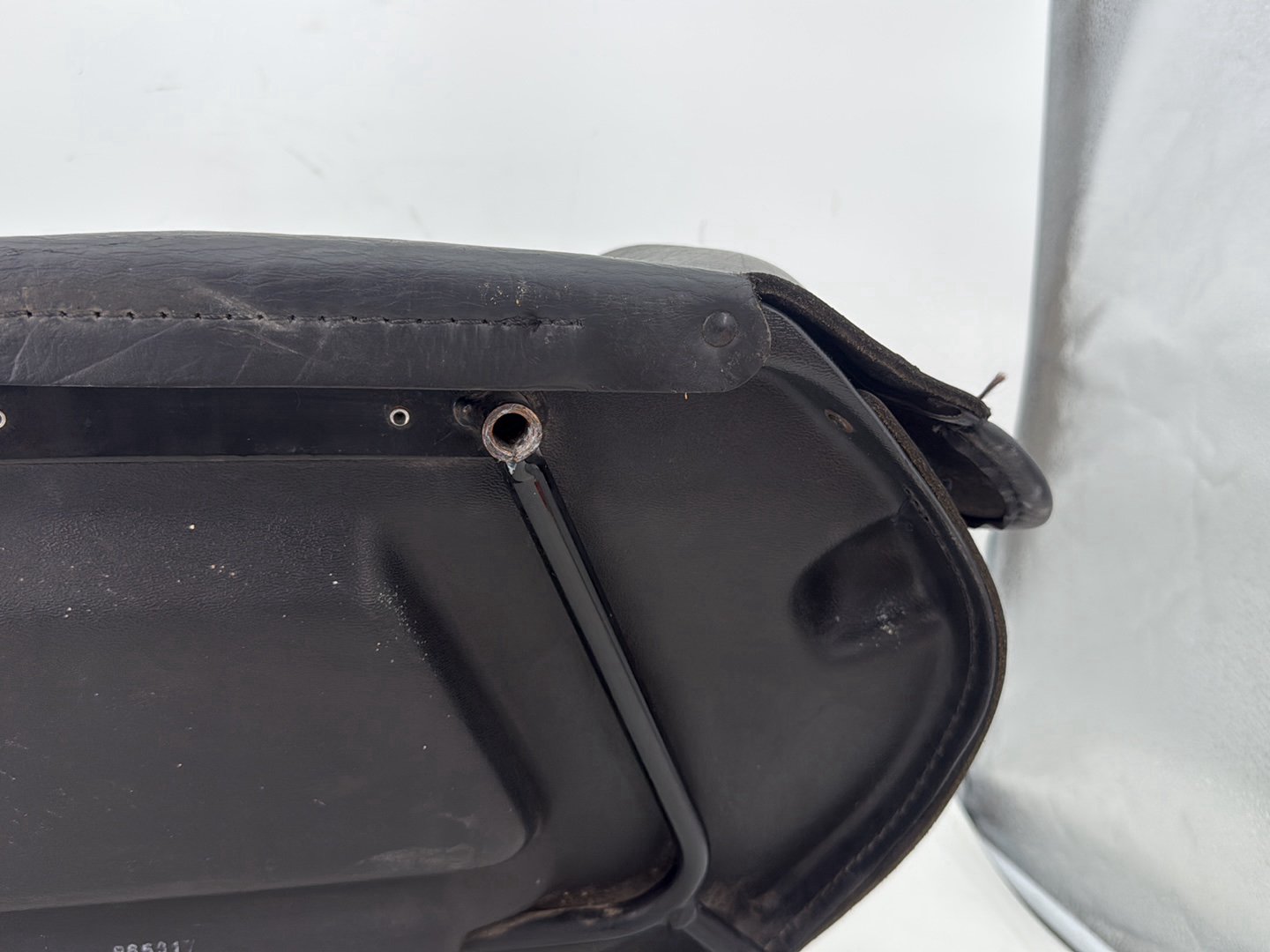 2006 Harley Softail FLSTCI Heritage Classic OEM Rear Left 1 Saddlebag Luggage Leather