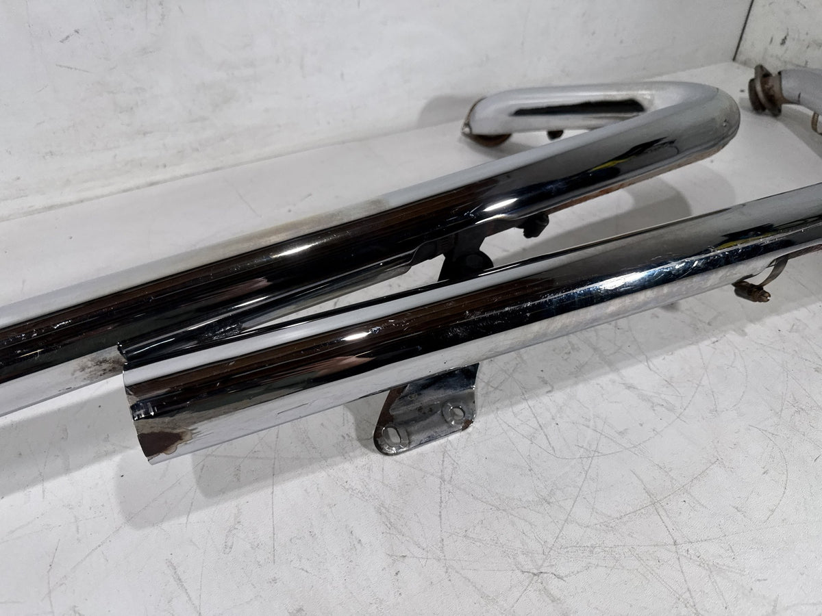 2001 Harley Softail Standard FXST Exhaust Header Pipes Muffler HOOKER Step Tuned
