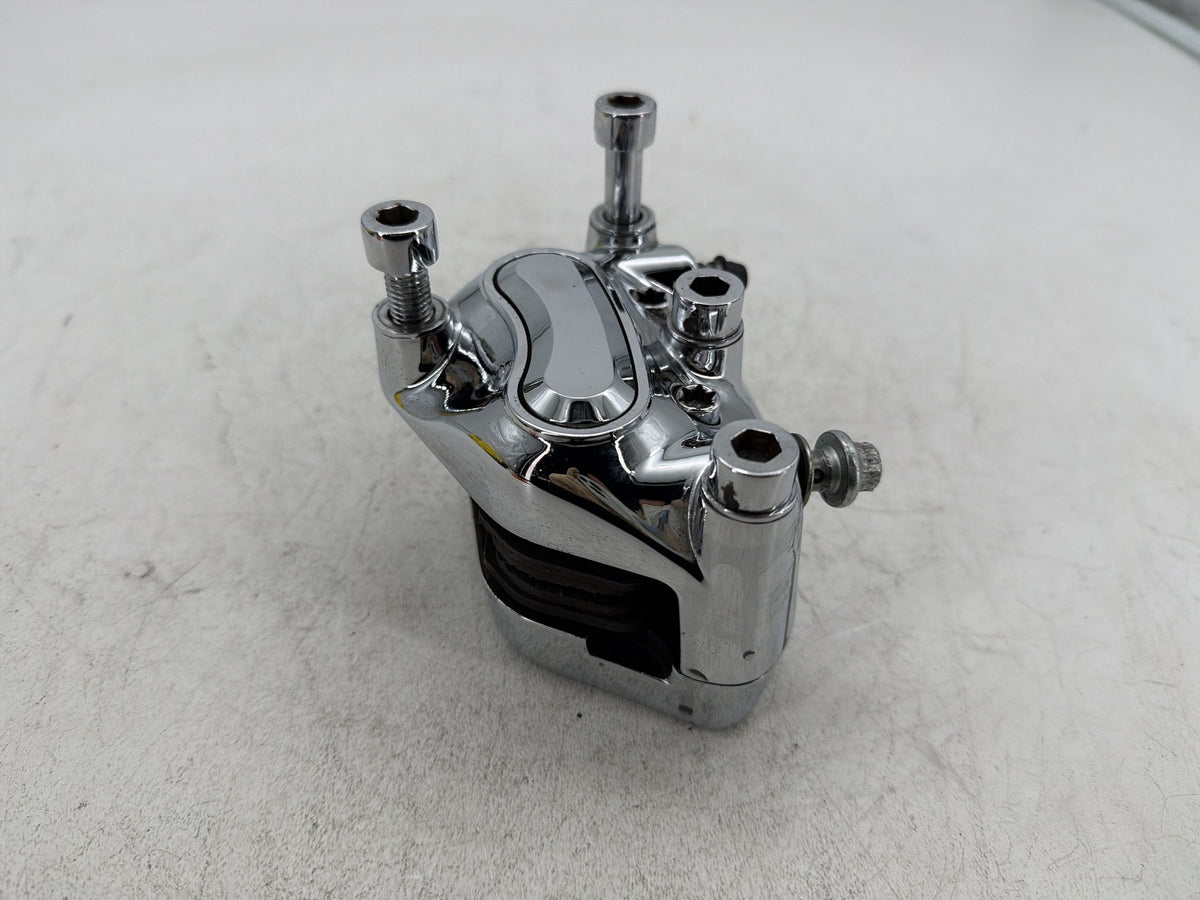 2007 Harley Electra Glide Touring CVO Eagle Front Left 1 Brake Caliper Chrome