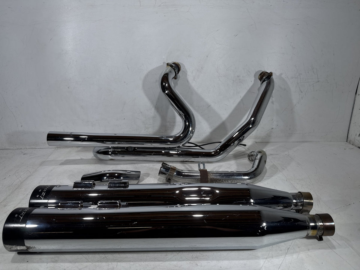 2012 Harley Street Glide Touring FLHX OEM Exhaust Header Pipes Muffler