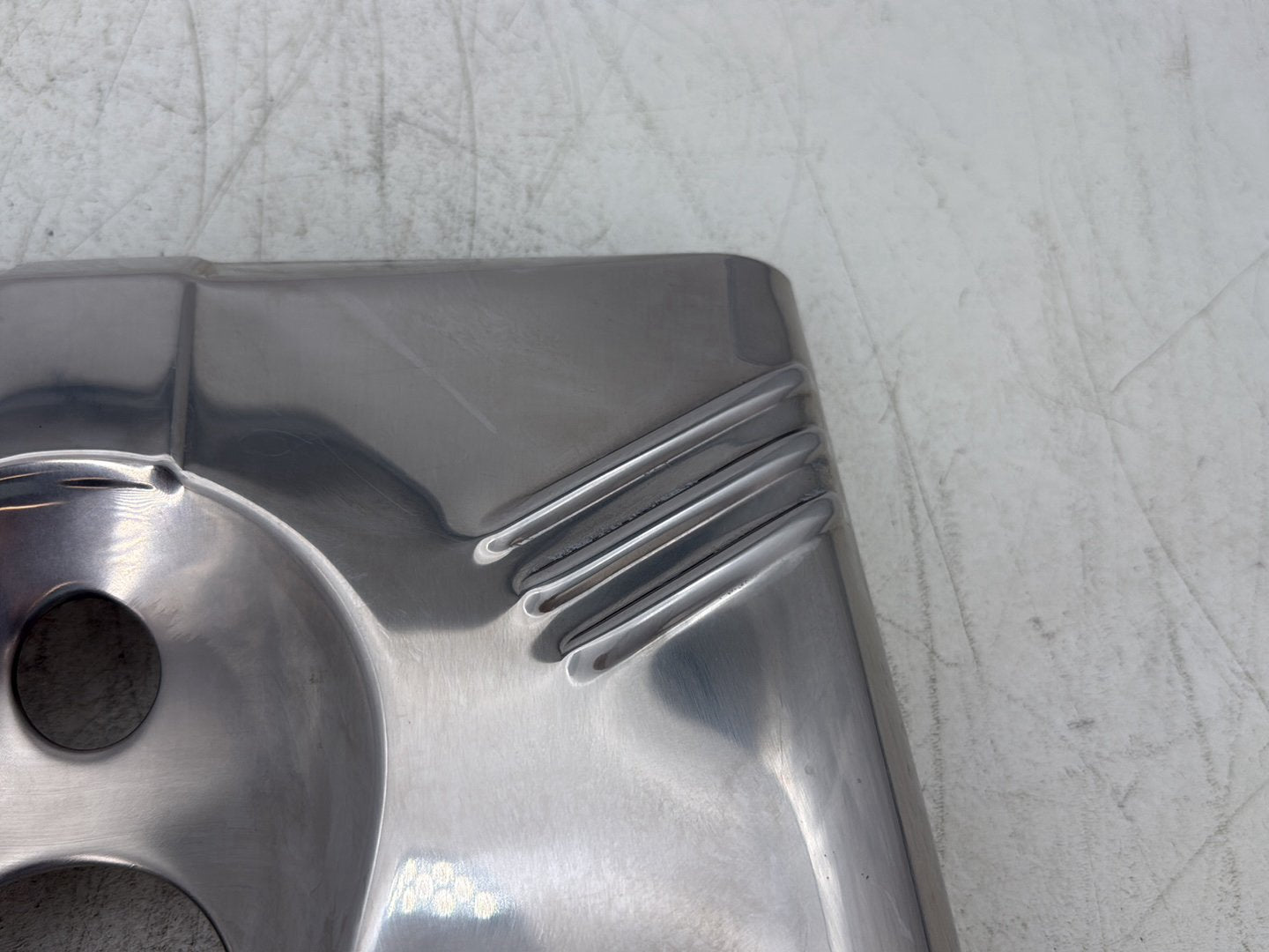 2000 Harley Softail FLSTC Heritage Classic OEM Front Upper Nacelle Headlight Cover Panel
