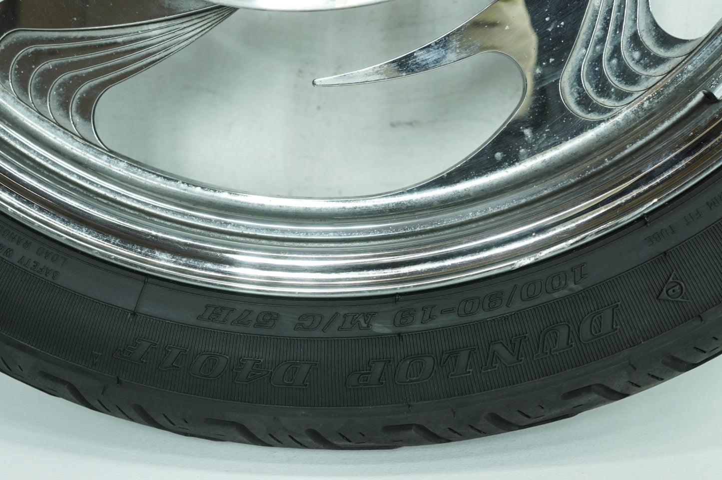 1986 - 2003 Harley-Davidson Sportster Hugger Front & Rear Wheel Rim Tire 43499-84