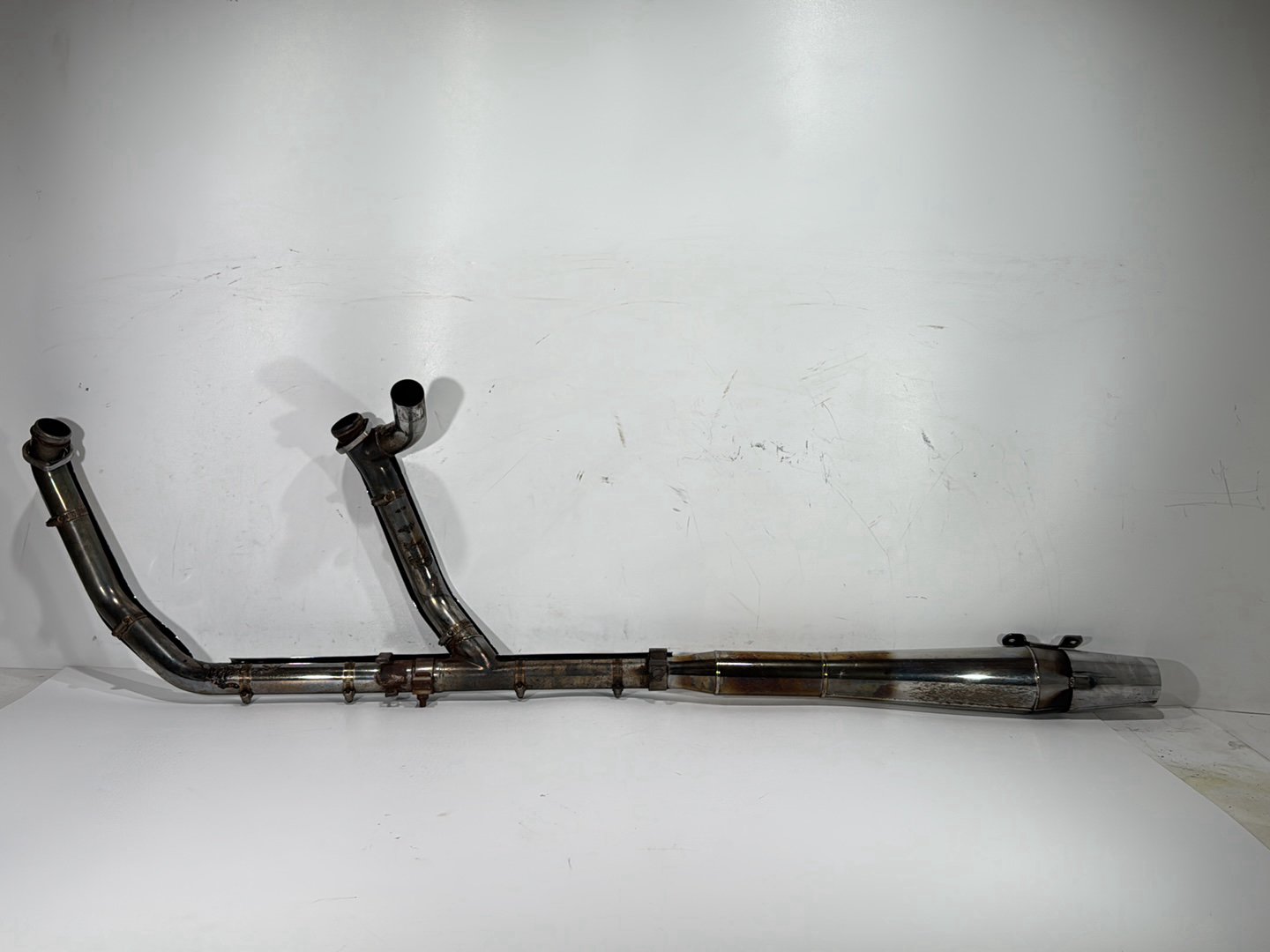 1998 Harley Road King Touring FLHRCI Classic OEM Exhaust Header Pipes Muffler