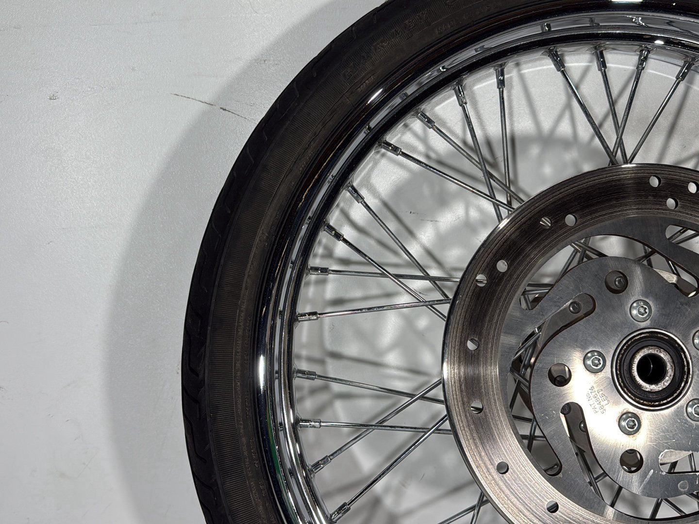 2004 - 2013 Harley-Davidson Sportster 1200 Custom Front Wheel Rim Tire Spoked 44610-05