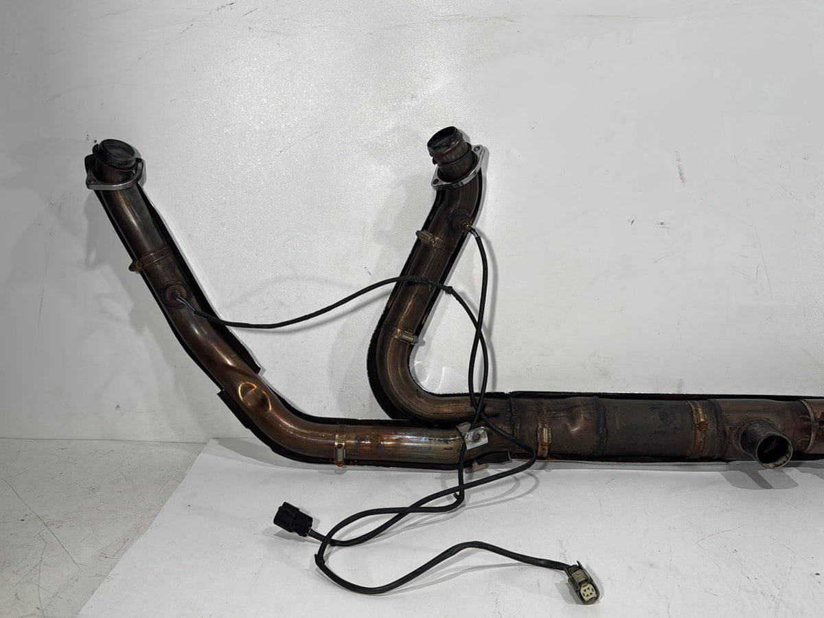 2017 Harley Road Glide Touring FLTRXS OEM Exhaust Header Pipes Muffler 65600176
