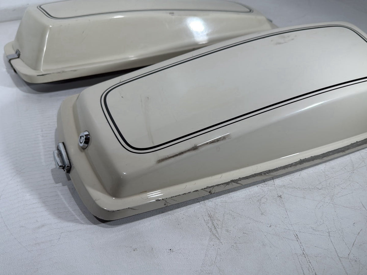1992 Harley Electra Glide Touring Classic Left & Right Saddlebag Lid Cover Caps