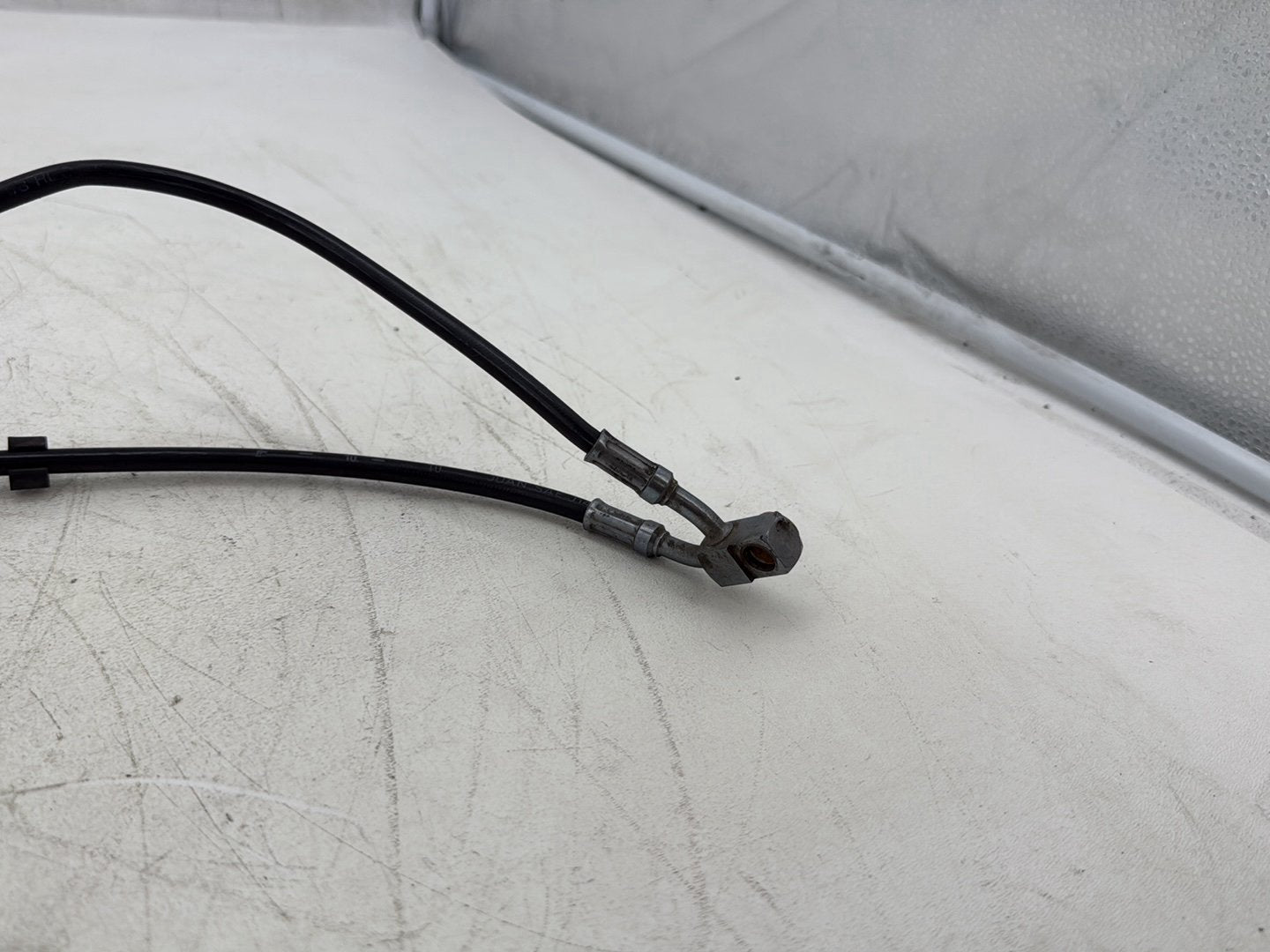 2011 Harley Softail FLSTFB Fat Boy OEM Rear Brake Hose Line Pipe ABS 43373-11