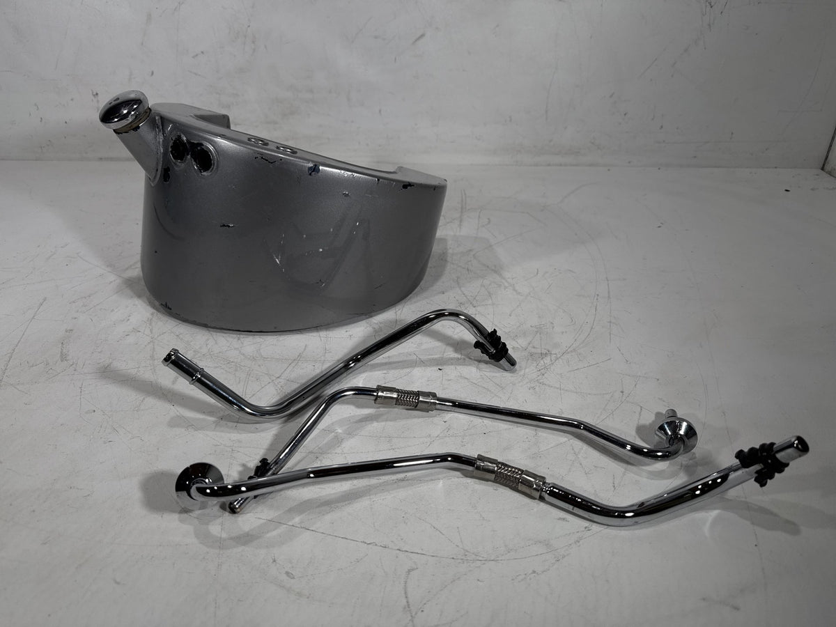 2001 Harley Softail Standard OEM Oil Tank Reservoir Bottle Canister & Dipstick