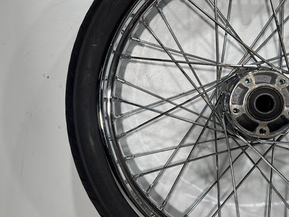 2006 Harley Dyna FXDWGI Wide Glide OEM Front Rear Wheel Rim Tire Spoked