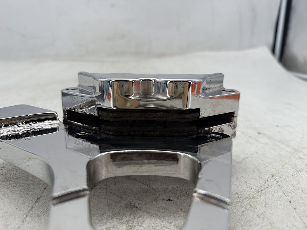 2002 Harley Dyna Wide Glide Rear Back Brake Caliper Bracket performance Peeling