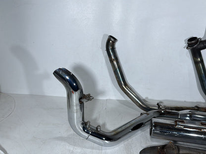 1999 - 2006 Harley-Davidson Touring Electra Glide Classic Exhaust Header Pipes Muffler 65621-99B