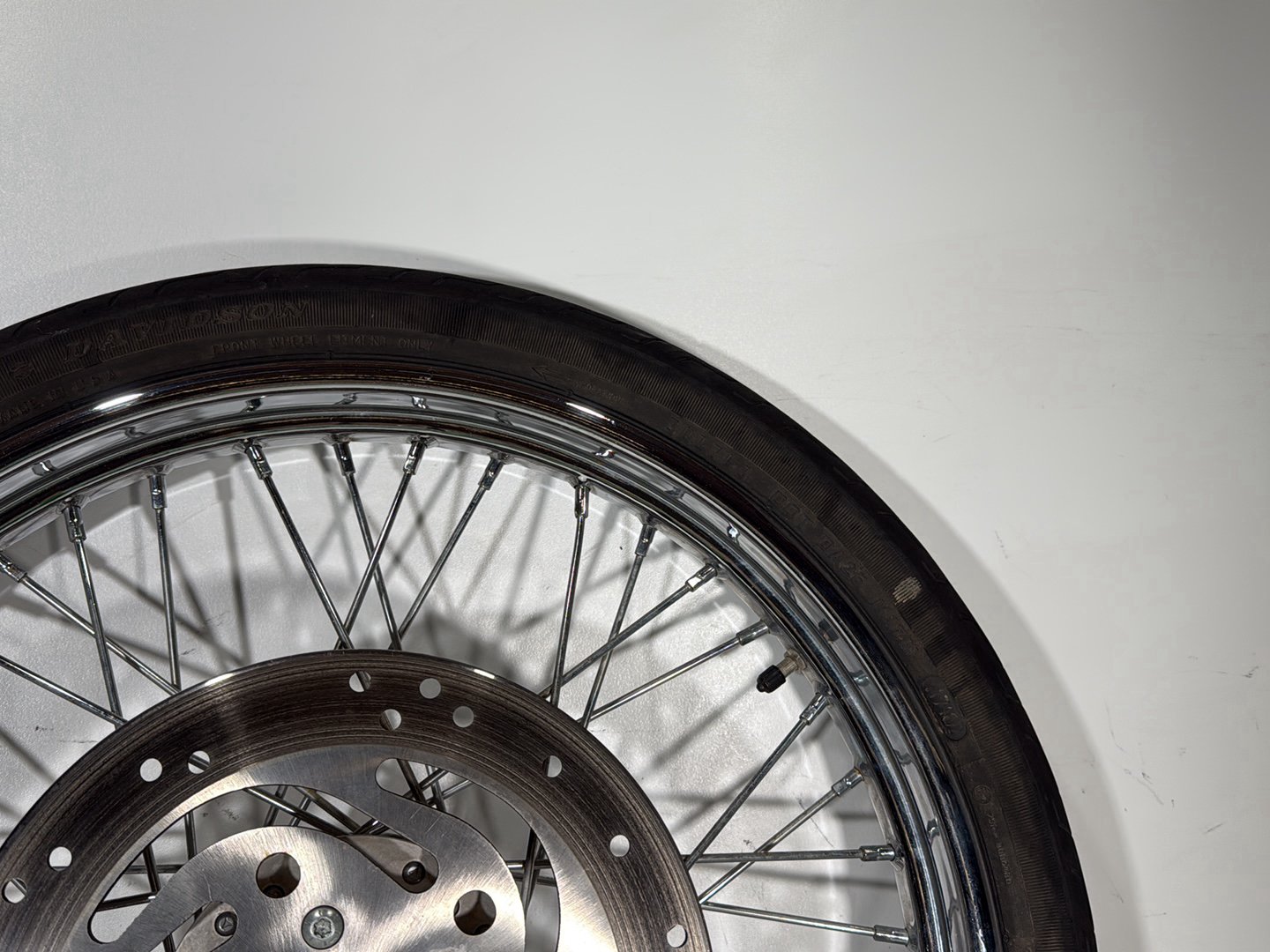 2004 - 2013 Harley-Davidson Sportster 1200 Custom Front Wheel Rim Tire Spoked 44610-05