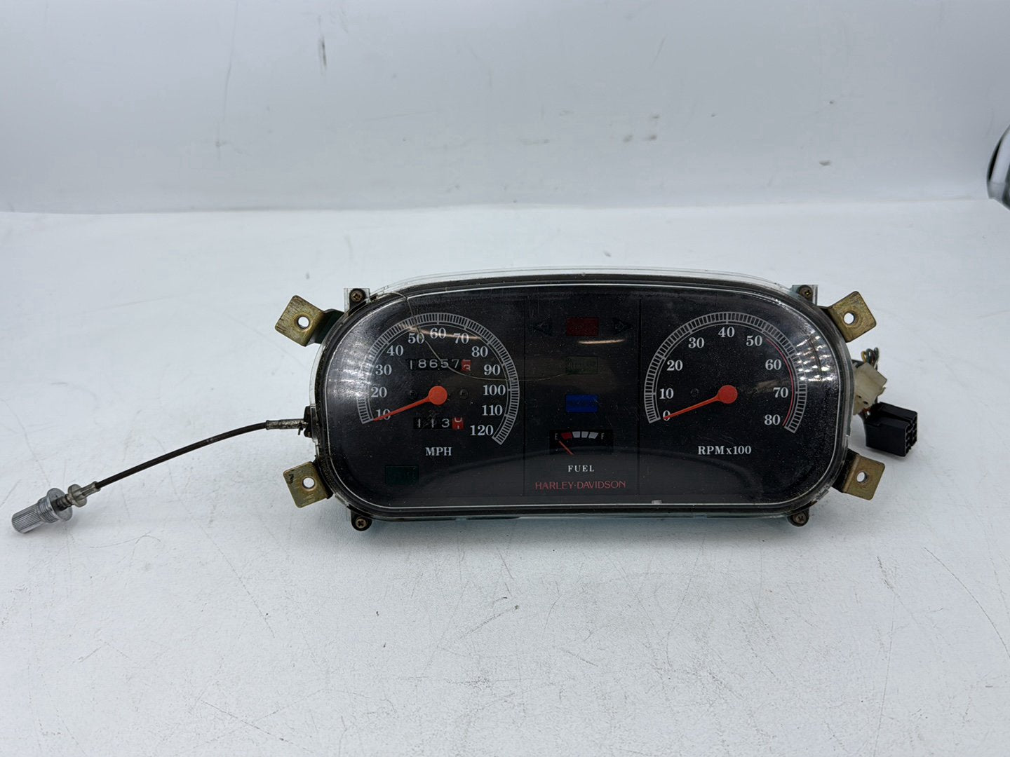 1984 - 1998 Harley-Davidson Touring Electra Glide Classic Speedo Tacho Speedometer Tachometer Gauges 67000-94