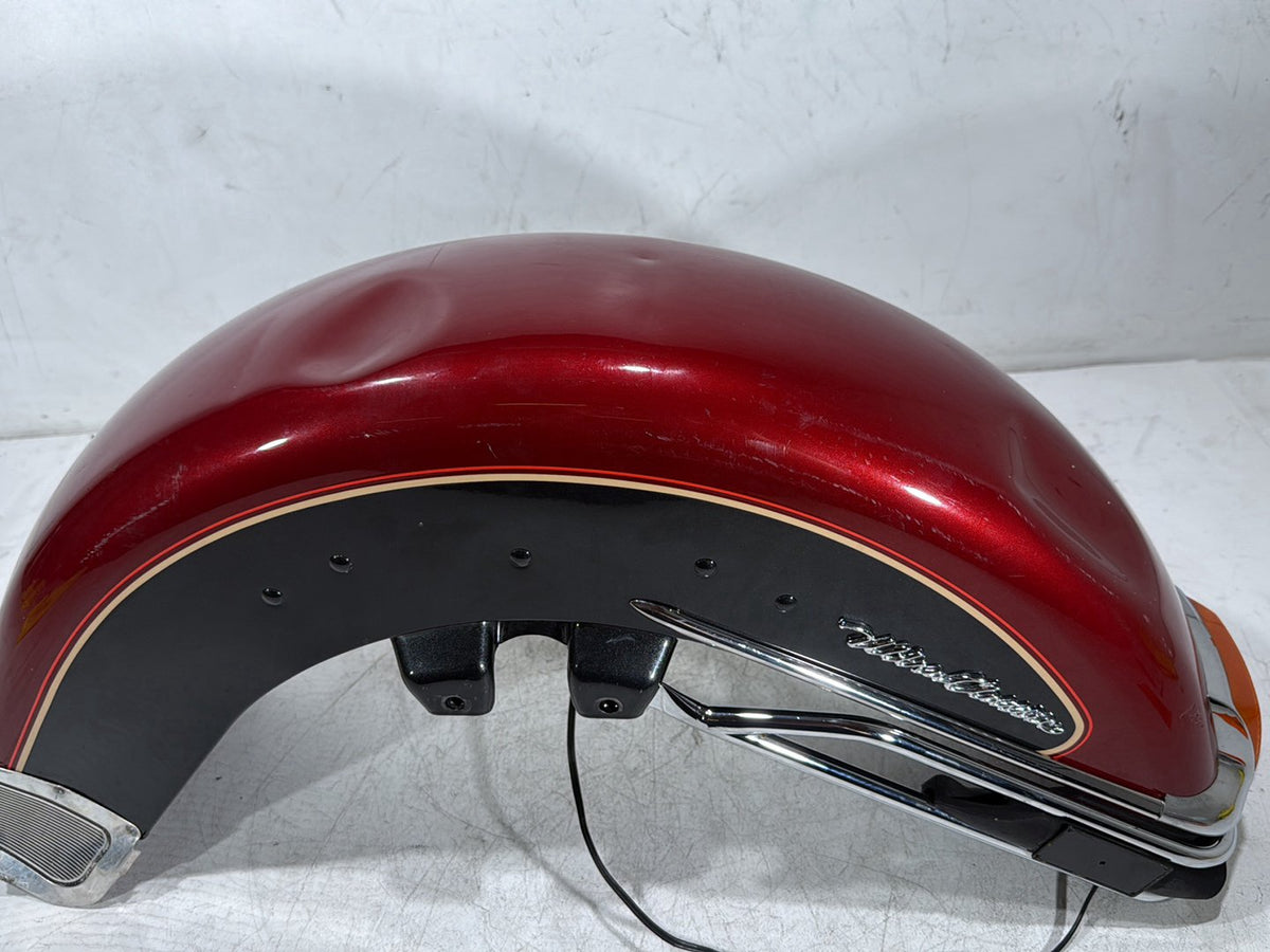2007 Harley Electra Glide Touring Ultra OEM Front Wheel Fender Shell Panel Dent!
