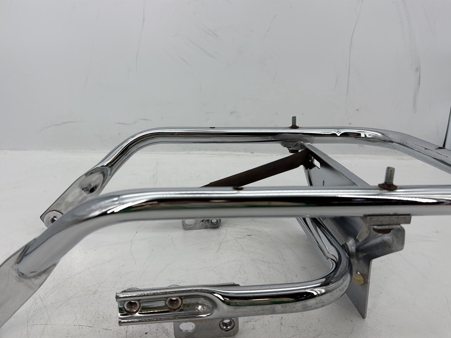 2008 Harley Touring FLHTCU Electra Glide Ultra OEM Rear License Plate Support Bar Holder
