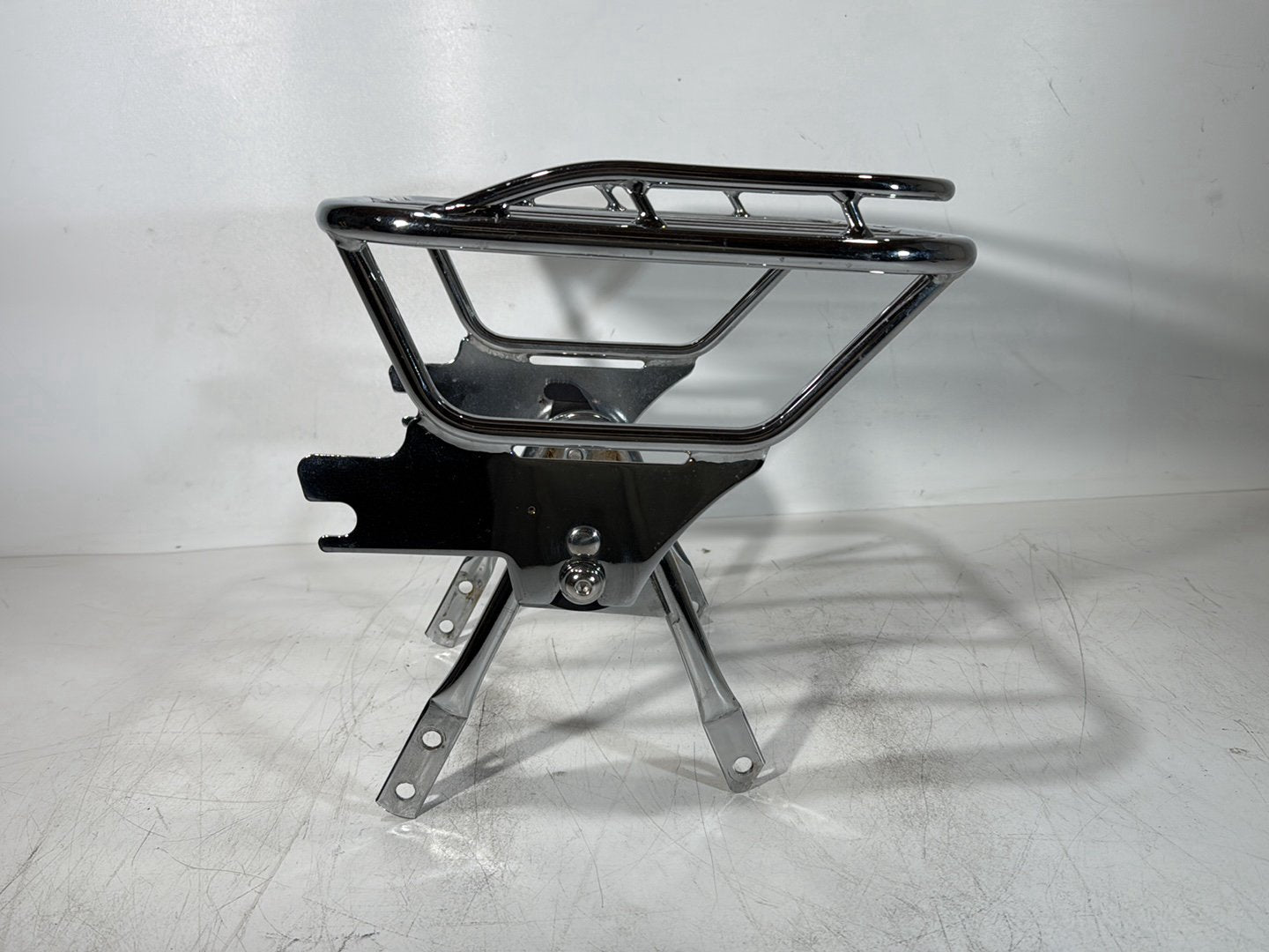 08 Harley Touring Electra Glide Ultra Rear Back Luggage Rack Storage Baggage Bar