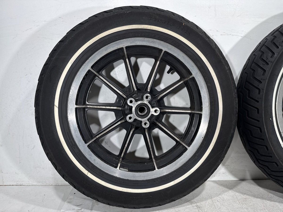 1995 Harley Electra Glide Touring FLHT Front & Rear Wheel Rim Tire MT90B16 16"