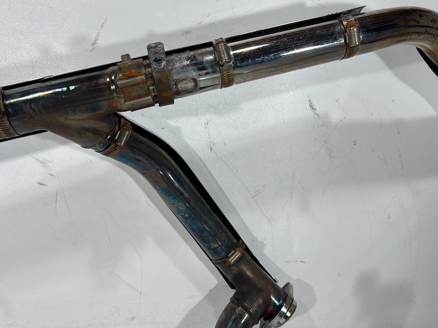 2006 Harley Road King Touring FLHRCI Classic OEM Exhaust Header Pipes Muffler