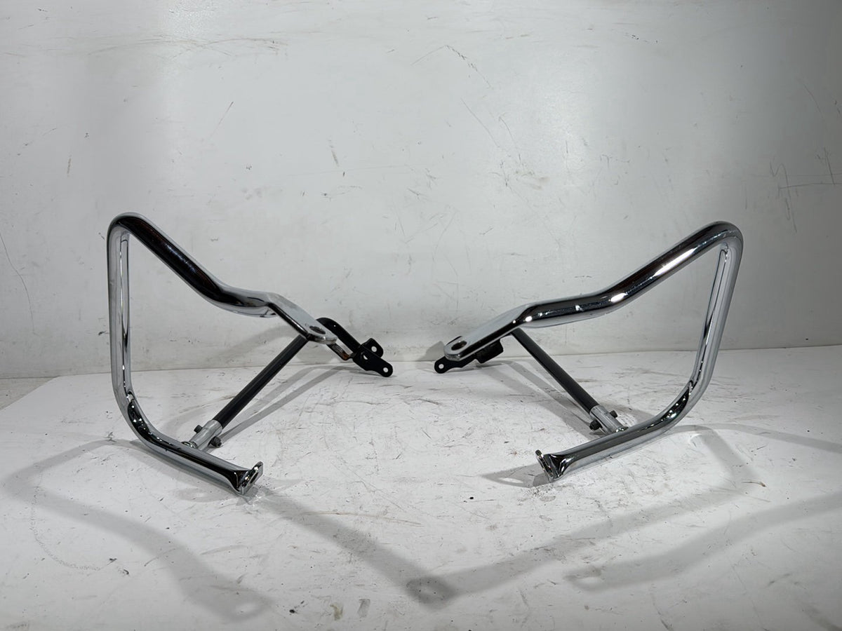 2015 Harley Electra Glide Touring Ultra Low OEM Rear Left Right Saddlebag Guard Rails Bar