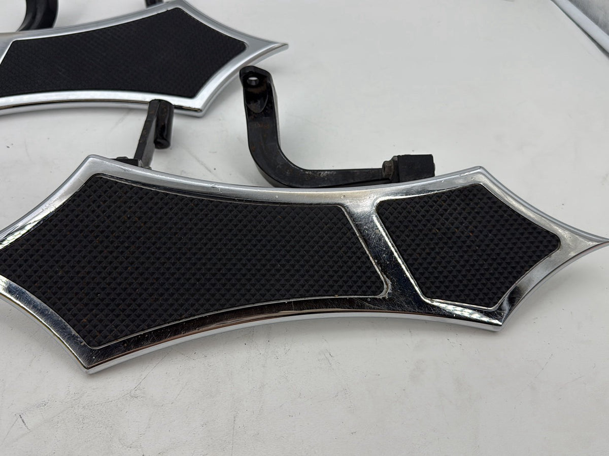2013 Harley Street Glide Touring Left Right Driver Floorboard Foot Rest Bad Dad