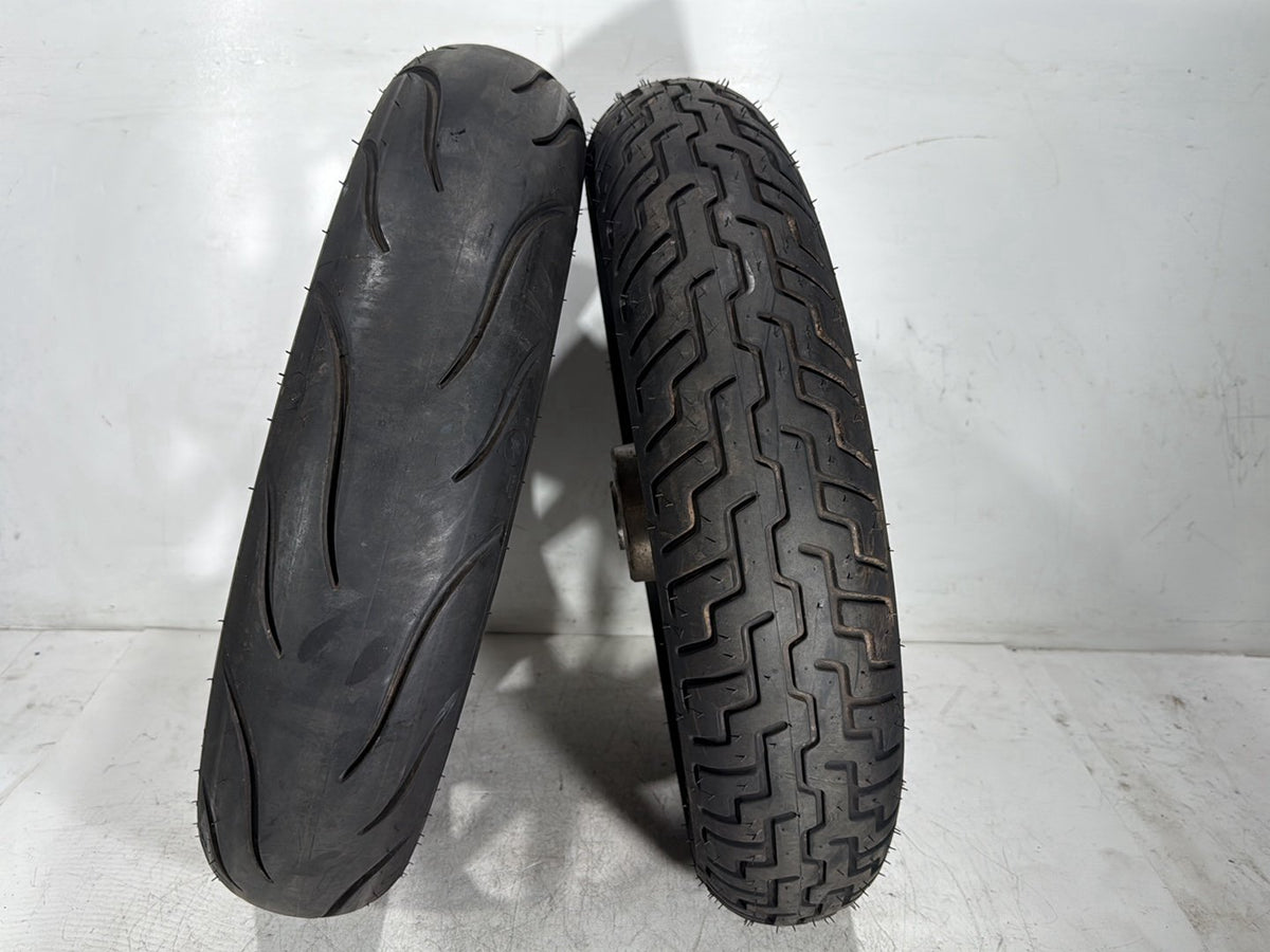 2005 Harley Road King Touring Police OEM Front & Rear Wheel Rim Tire 16"