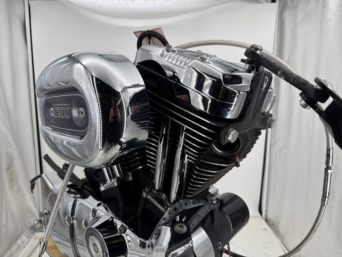2013 Harley Sportster 1200 Custom XL1200C EFI 1200 Engine Motor Transmission 20K