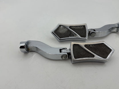 2013 Harley Street Glide Touring FLHX Passenger Left &amp; Right Foot Pegs Bad Dad