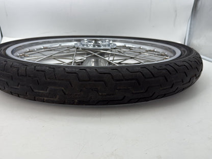 1993 Harley Sportster XLH883H Hugger 883 OEM Front Wheel Rim Tire Spoked