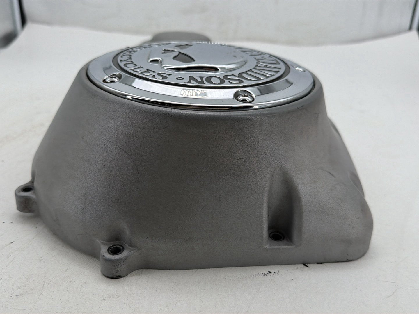 2009 Harley Dyna Street Bob FXDB OEM Outer Primary Clutch Cover Willie G Skull
