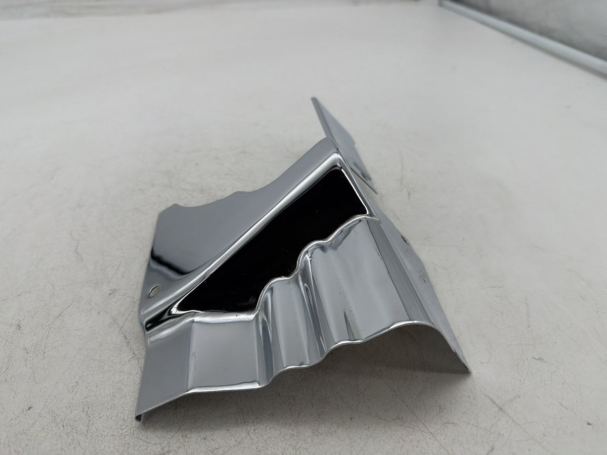 2001 Harley Softail Standard Ribbed Transmission Interface Cover Panel Kuryakyn