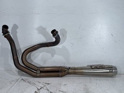 2004 Harley Dyna Super Glide FXDI OEM Exhaust Header Pipes Muffler