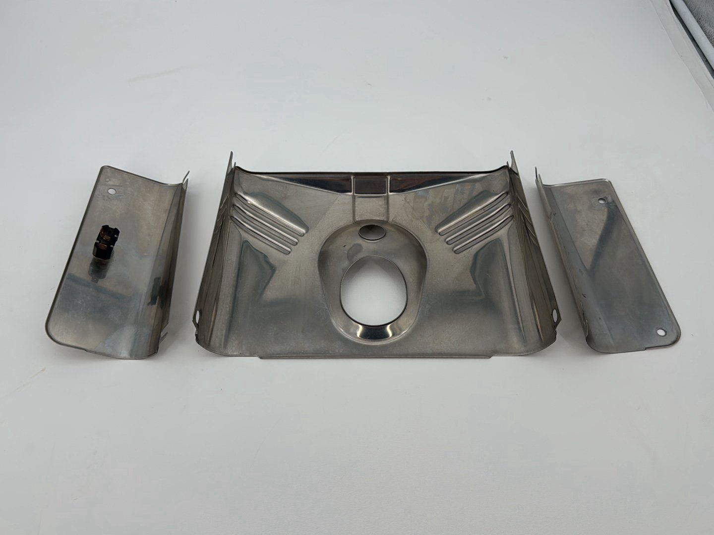 2007 Harley Softail Heritage Classic FLSTC OEM Front Left Right Fork Tube Slider Guard Covers