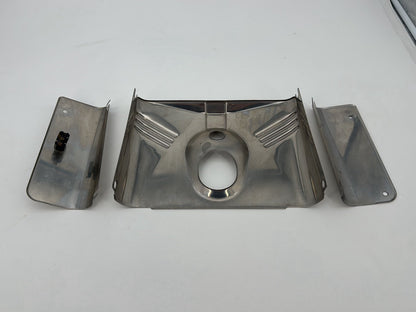 2007 Harley Softail Heritage Classic FLSTC OEM Front Left Right Fork Tube Slider Guard Covers