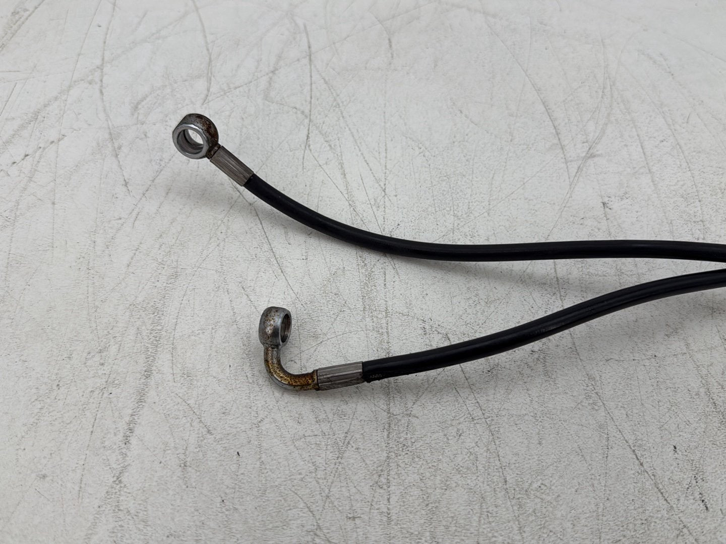 2011 Harley Softail FLSTFB Fat Boy OEM Front Brake Hose Line Pipe ABS 45555-11