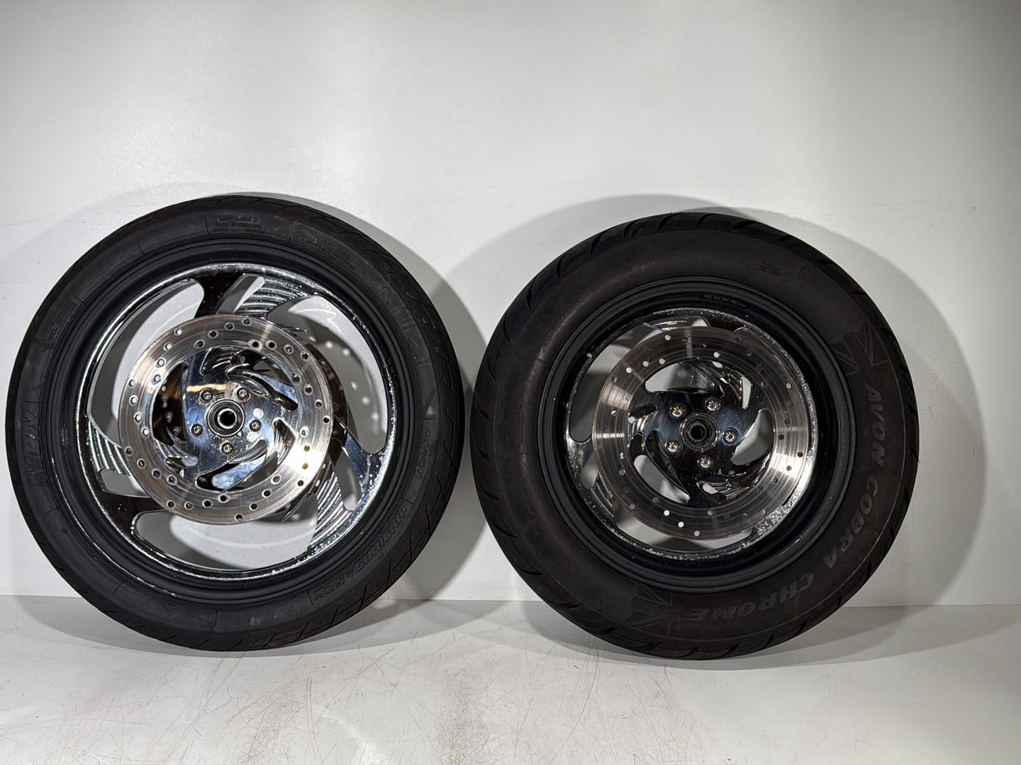 1999 - 2006 Harley-Davidson Dyna Low Rider Front & Rear Wheel Rim Tire MT90B16, 90/90H19 52H, 16" 19"