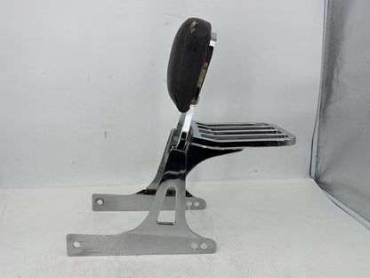 2007 - 2017 Harley-Davidson Dyna Super Glide Custom Rear Sissy Bar w/ Backrest Cushion Pad 52866-06