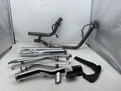 2008 Harley Softail Deluxe FLSTN OEM Exhaust Header Pipes Muffler