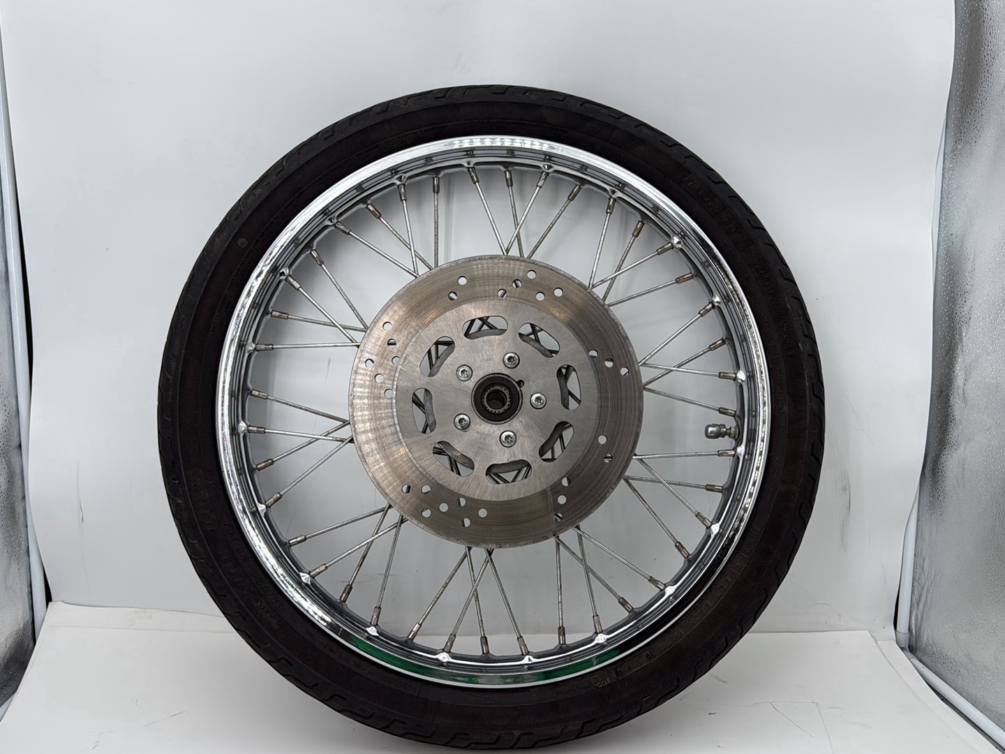 1993 Harley Sportster XLH883H Hugger 883 OEM Front Wheel Rim Tire Spoked