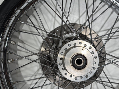 2005 Harley Sportster XL883C 883 Custom OEM Front Wheel Rim Tire Spoked