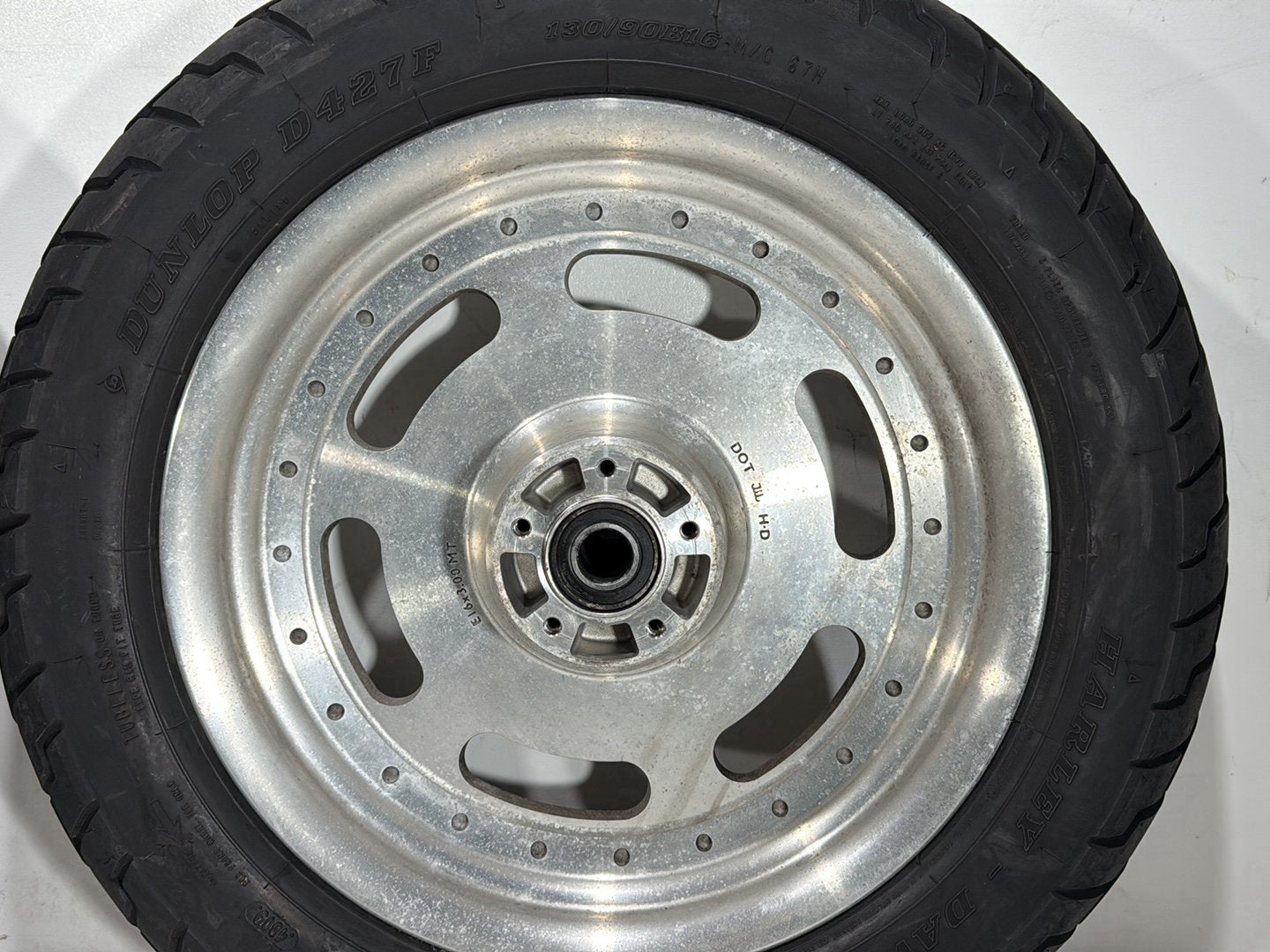 2010 Harley Dyna Fat Bob FXDF OEM Front & Rear Wheel Rim Tire 16"