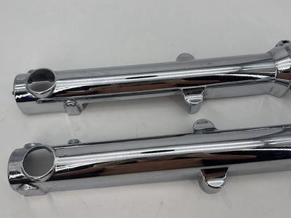 1999 - 2006 Harley-Davidson Dyna Low Rider Front Left & Right Fork Legs Sliders Chrome