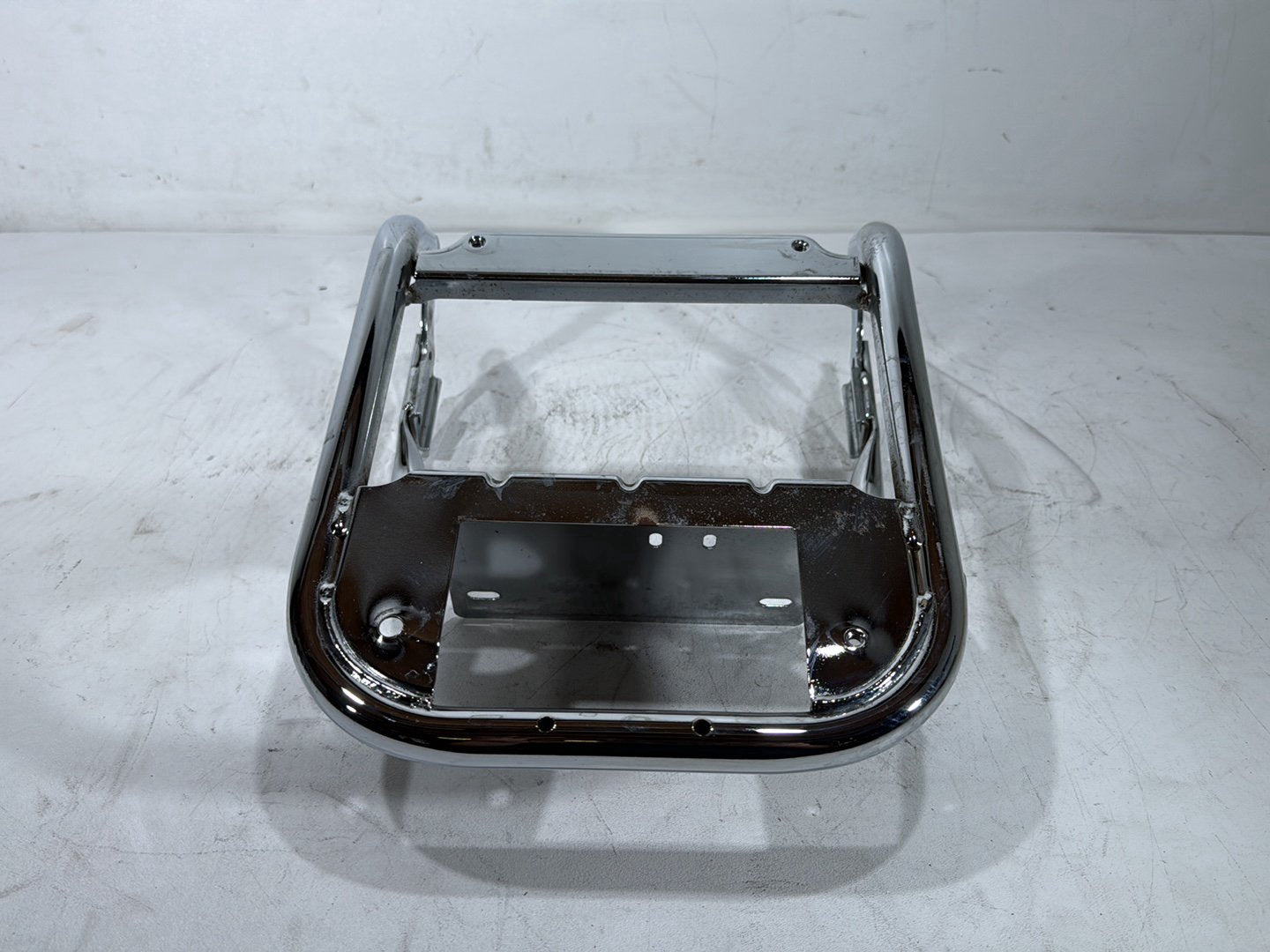 2013 Harley Electra Glide Touring Ultra FLHTCUI OEM Rear Back Luggage Rack Storage Baggage Bar
