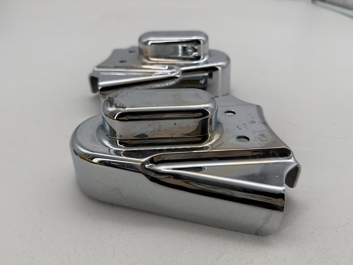 1994 Harley Softail Custom FXSTC Trim Rear Wheel Axle Nut Covers Caps Kuryakyn