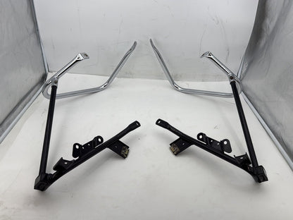 2011 Harley Road King Touring Classic Rear Left Right Saddlebag Guard Rails Bar